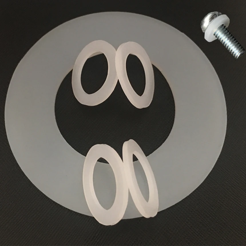 M5 5*10*1.5 5x10x1.5 M6 6*12*2 6x12x2 M8 8*16*2 8x16x2 White Silicon Rubber Cushion Screw Washer O Ring Flat Seal Gasket
M5 5*10*1.5 5x10x1.5 M6 6*12*2 6x12x2 M8 8*16*2 8x16x2 White Silicon Rubber Cushion Screw Washer O Ring Flat Seal Gasket