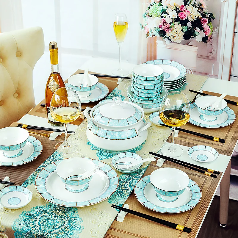 Dishes Set Jingdezhen Ceramics Bone China Tableware Bowl Porcelain Bowl Chinese Tableware Combination
Dishes Set Jingdezhen Ceramics Bone China Tableware Bowl Porcelain Bowl Chinese Tableware Combination