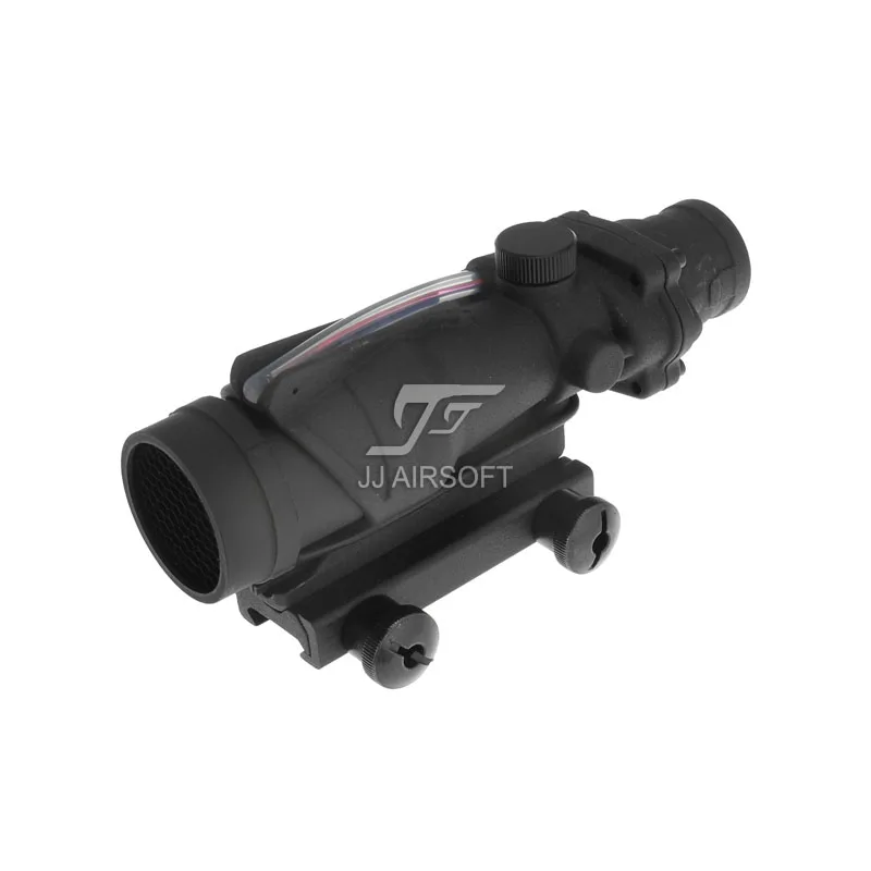 J страйкбол ACOG 4x32 TA31 красное волокно с подсветкой красная кроссовая винтовка