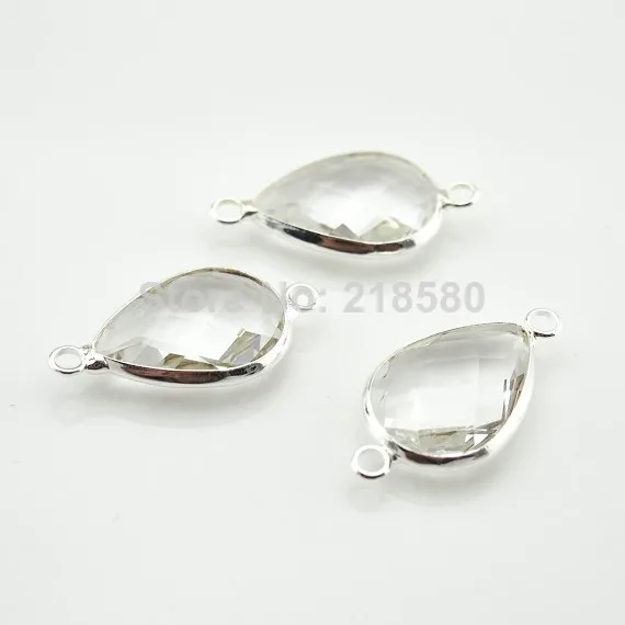 C150626105 Bezel Crystal Connector Faceted Crystal Station Teardrop Connector Gold Bezel Link Double Bail Charm 13x18mm
C150626105 Bezel Crystal Connector Faceted Crystal Station Teardrop Connector Gold Bezel Link Double Bail Charm 13x18mm