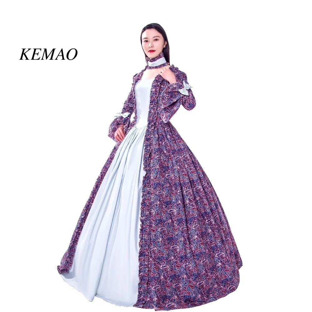 Free shipp Hot Sale Victorian Rococo Costume Women's Adults' Dress Purple Vintage Cosplay Flocked Long Sleeves Bell Ankle Length
Free shipp Hot Sale Victorian Rococo Costume Women's Adults' Dress Purple Vintage Cosplay Flocked Long Sleeves Bell Ankle Length
