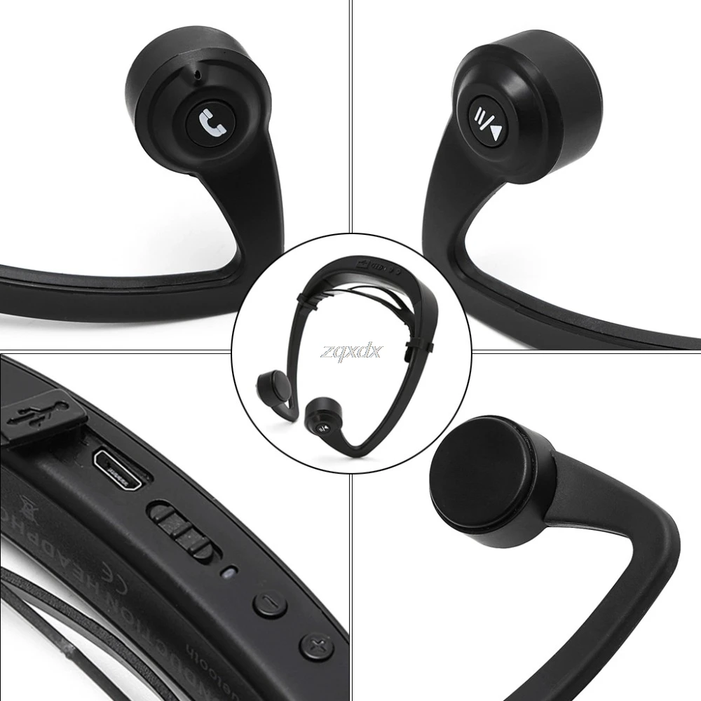 V9 Ear Hook Bone Conduction Bluetooth 4.2 Sports Headphone Headset With Mic Adjustable headband For Android IOS Smartphone
V9 Ear Hook Bone Conduction Bluetooth 4.2 Sports Headphone Headset With Mic Adjustable headband For Android IOS Smartphone