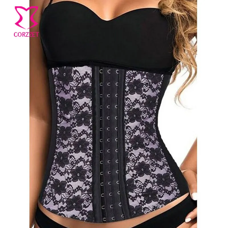 Black Floral Lace&Mesh Steel Boned Underbust Corset Waist Trainer Waist Trainer Corsets And Bustiers Body Shaper Sexy Lingerie
Black Floral Lace&Mesh Steel Boned Underbust Corset Waist Trainer Waist Trainer Corsets And Bustiers Body Shaper Sexy Lingerie