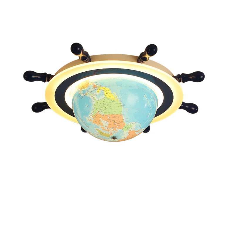 Children room light boys and girls led eye protection study light creative globe rudder light American simple bedroom light
Children room light boys and girls led eye protection study light creative globe rudder light American simple bedroom light