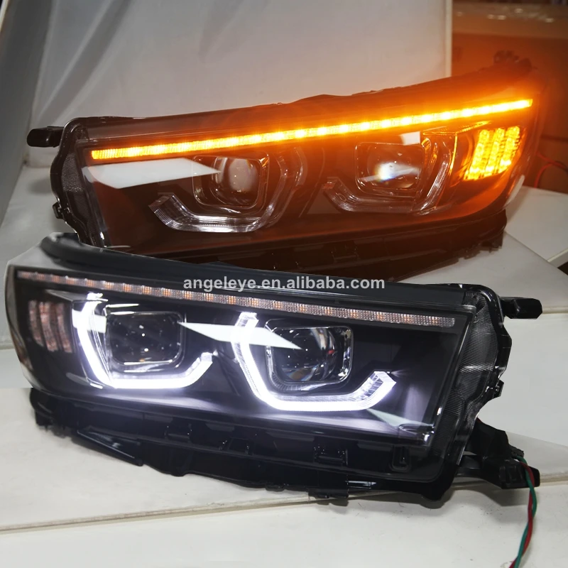 For Kluger Highlander LED Headlight 2018 angel eyes blue converting to While in 3 seconds LED turning flowing
For Kluger Highlander LED Headlight 2018 angel eyes blue converting to While in 3 seconds LED turning flowing
