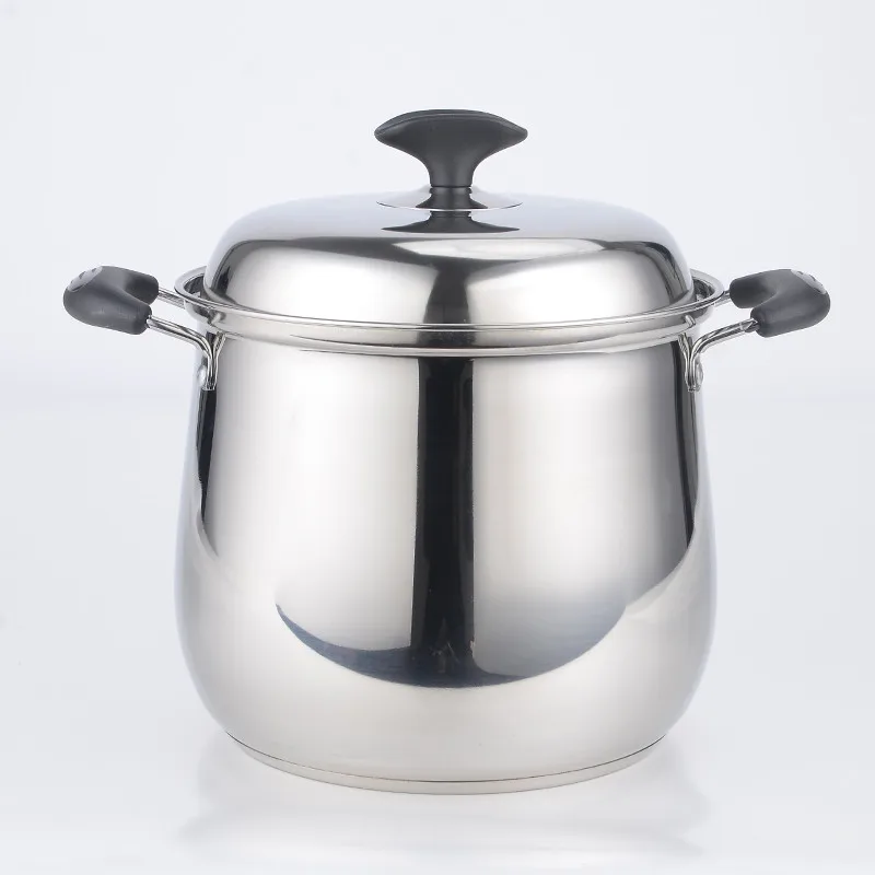 Soup Stock Pots Stainless Steel Arc Pot Saucepan Overflow Drum Type Extra High Pot Home Hotel Theme Restaurant Gift Thick bottom
Soup Stock Pots Stainless Steel Arc Pot Saucepan Overflow Drum Type Extra High Pot Home Hotel Theme Restaurant Gift Thick bottom