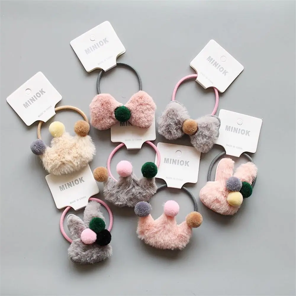 1PC Fluffy Crown Hair Tie Bow Headwear Kids Elastic Faux Fur Hair Bands Baby Headdress Children Hair Ropes Girls Accessories
1PC Fluffy Crown Hair Tie Bow Headwear Kids Elastic Faux Fur Hair Bands Baby Headdress Children Hair Ropes Girls Accessories