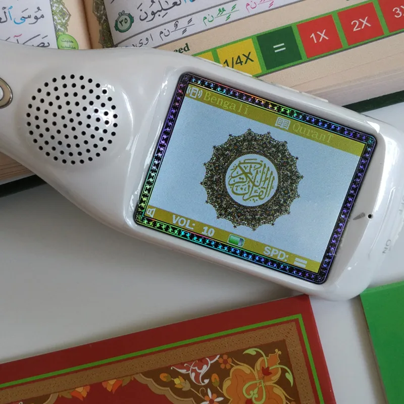 8 Г ЖК Коран Reading Pen QM9200 цифровой коран пера Английский урду французский Немецкий