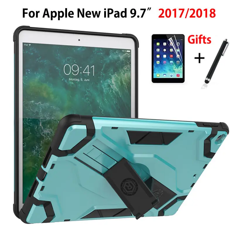 Case For iPad 9.7 6th Generation 2017 2018 A1954 Cover Heavy Duty Armor Hybrid Anti-knock Silicon Hard Back Shell +Stylus+film
Case For iPad 9.7 6th Generation 2017 2018 A1954 Cover Heavy Duty Armor Hybrid Anti-knock Silicon Hard Back Shell +Stylus+film