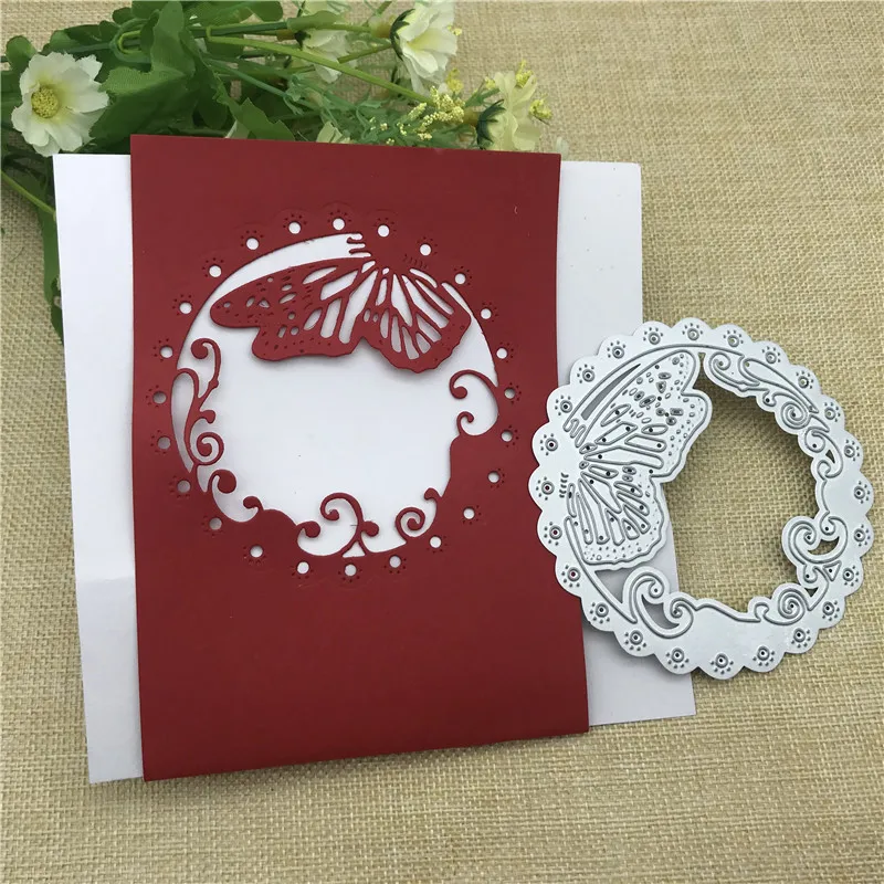 Butterfly Lace Metal Cutting Dies Stencils For Card Making Decorative Embossing Suit Paper Cards Stamp DIY
Butterfly Lace Metal Cutting Dies Stencils For Card Making Decorative Embossing Suit Paper Cards Stamp DIY