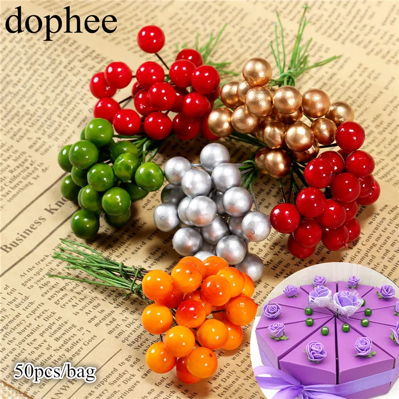 dohee 50pcs Artificial Berry Red Holly Berries 10mm Home Bouquet Christmas Decoration 6 colors flower craft
dohee 50pcs Artificial Berry Red Holly Berries 10mm Home Bouquet Christmas Decoration 6 colors flower craft