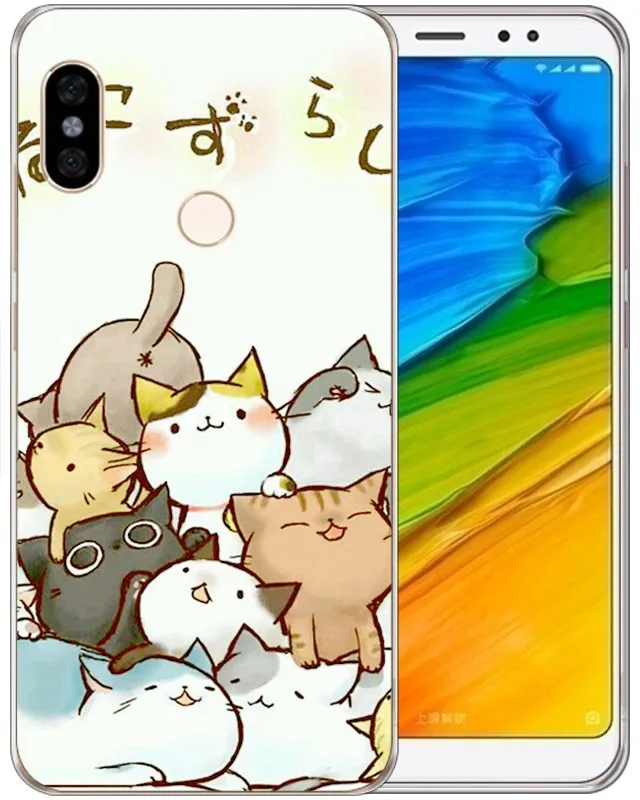 Чехол для телефона xiaomi Redmi Note 5 Красивая девушка мультфильм мягкий силиконовый