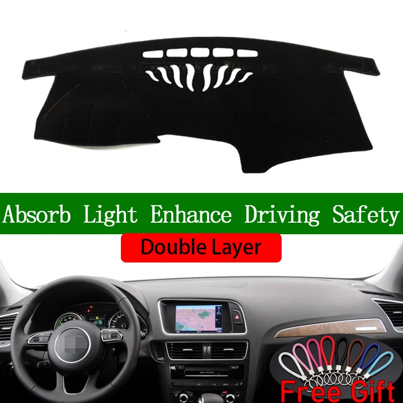Double Layer Car Stickers For AUDI Q5 2010 2011 2012 2013 2014-2018 Dashboard Cover Car Accessories Interior Anti-UV Car Decals
Double Layer Car Stickers For AUDI Q5 2010 2011 2012 2013 2014-2018 Dashboard Cover Car Accessories Interior Anti-UV Car Decals