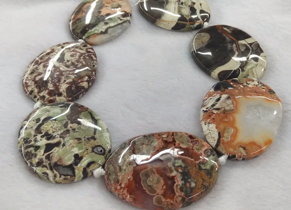 large 35x45mm Genuine Ocean Agate Beads, Full 16" Strand Natural rainbow agate oval egg pendant DIY
large 35x45mm Genuine Ocean Agate Beads, Full 16" Strand Natural rainbow agate oval egg pendant DIY