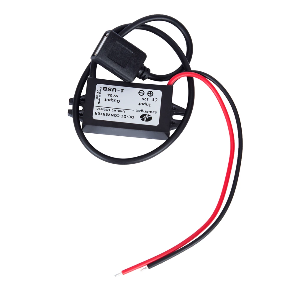 K KWOKKER DC Converter Buck Module 12V convert to 5V USB Output Power Adapter Support iPhone Samsung Charging
K KWOKKER DC Converter Buck Module 12V convert to 5V USB Output Power Adapter Support iPhone Samsung Charging