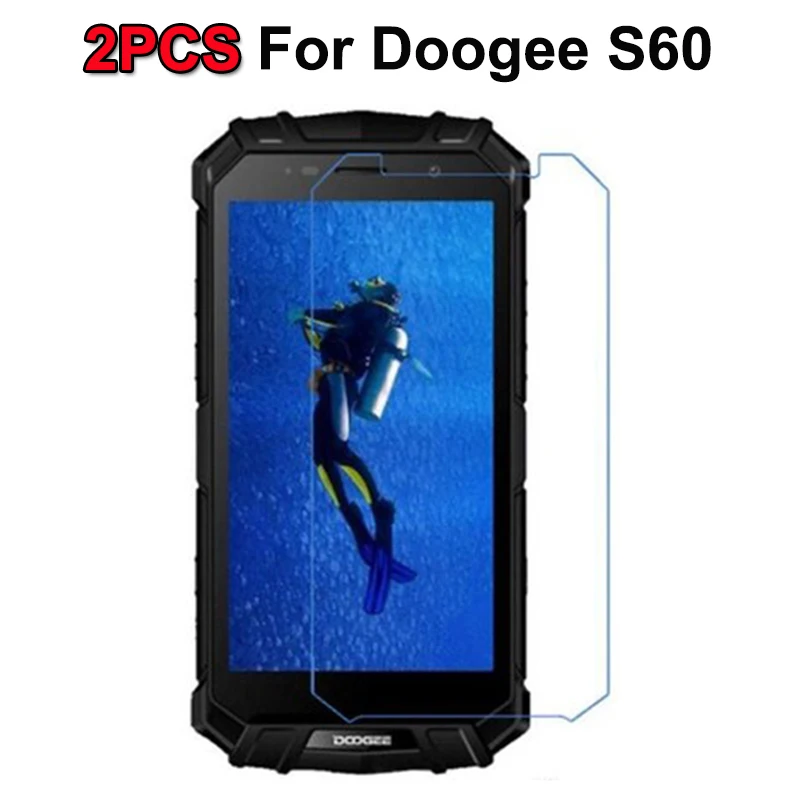 2 шт Для DOOGEE S60 Закаленное стекло протектор экрана 9H 2.5D Doogee защита Защитная