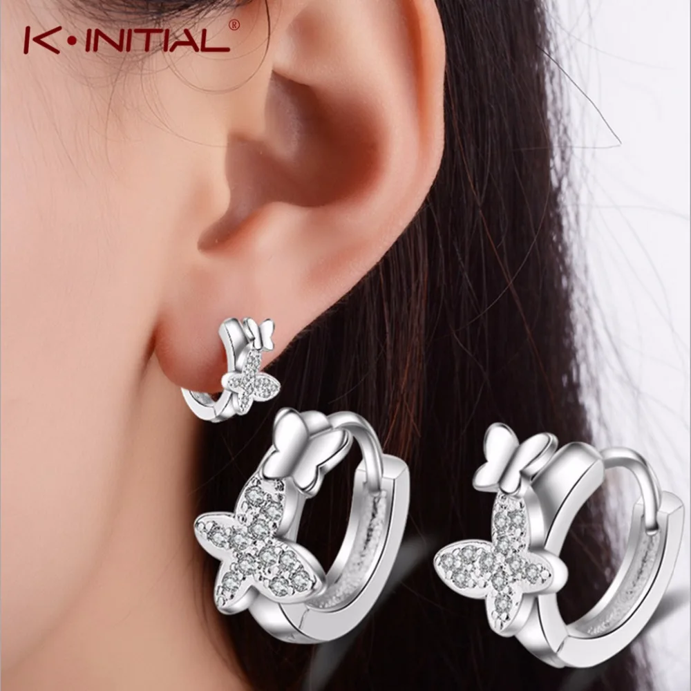 Kinitial Fashion Double Butterfly Small Hoop Earring For Kids Girls Gift Cute Zircon Animal Earring Jewelry Wholesale
Kinitial Fashion Double Butterfly Small Hoop Earring For Kids Girls Gift Cute Zircon Animal Earring Jewelry Wholesale