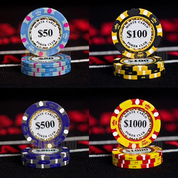 10 ШТ. 14 г 40*3.4 мм Клей Железное Ядро Poker chips-Корона стиль Monte Carlo Club-профессиональные