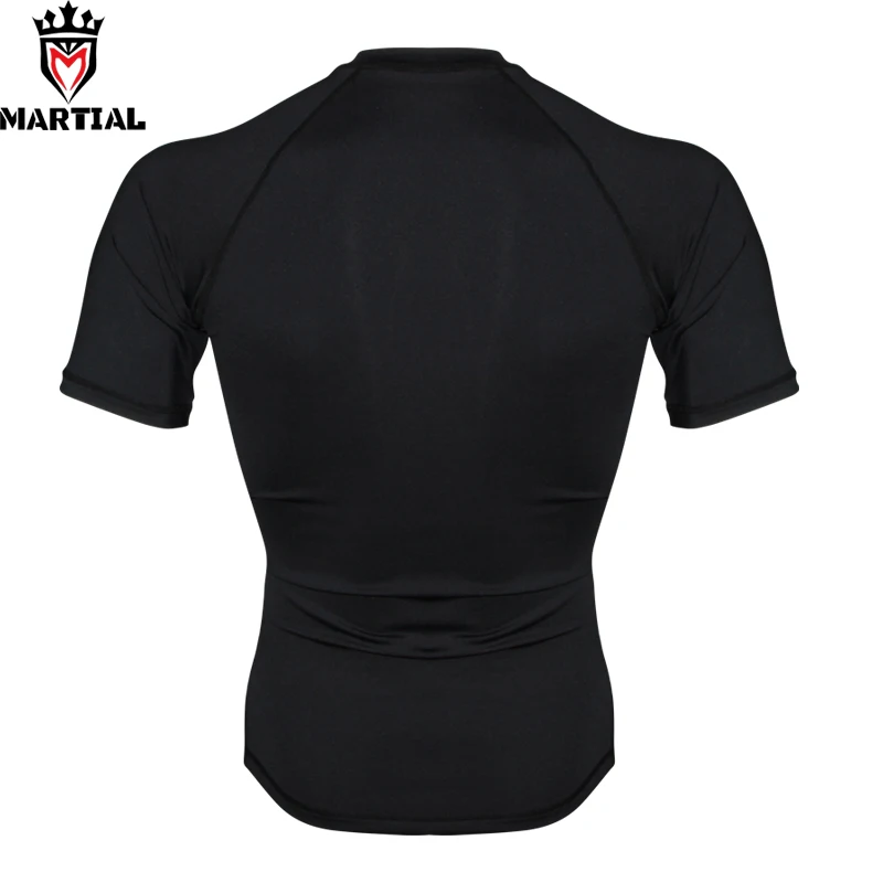 Martial :New Arrival blank men bjj compression shirt jiu jitsu t- boxing MMA rashguard jersey |