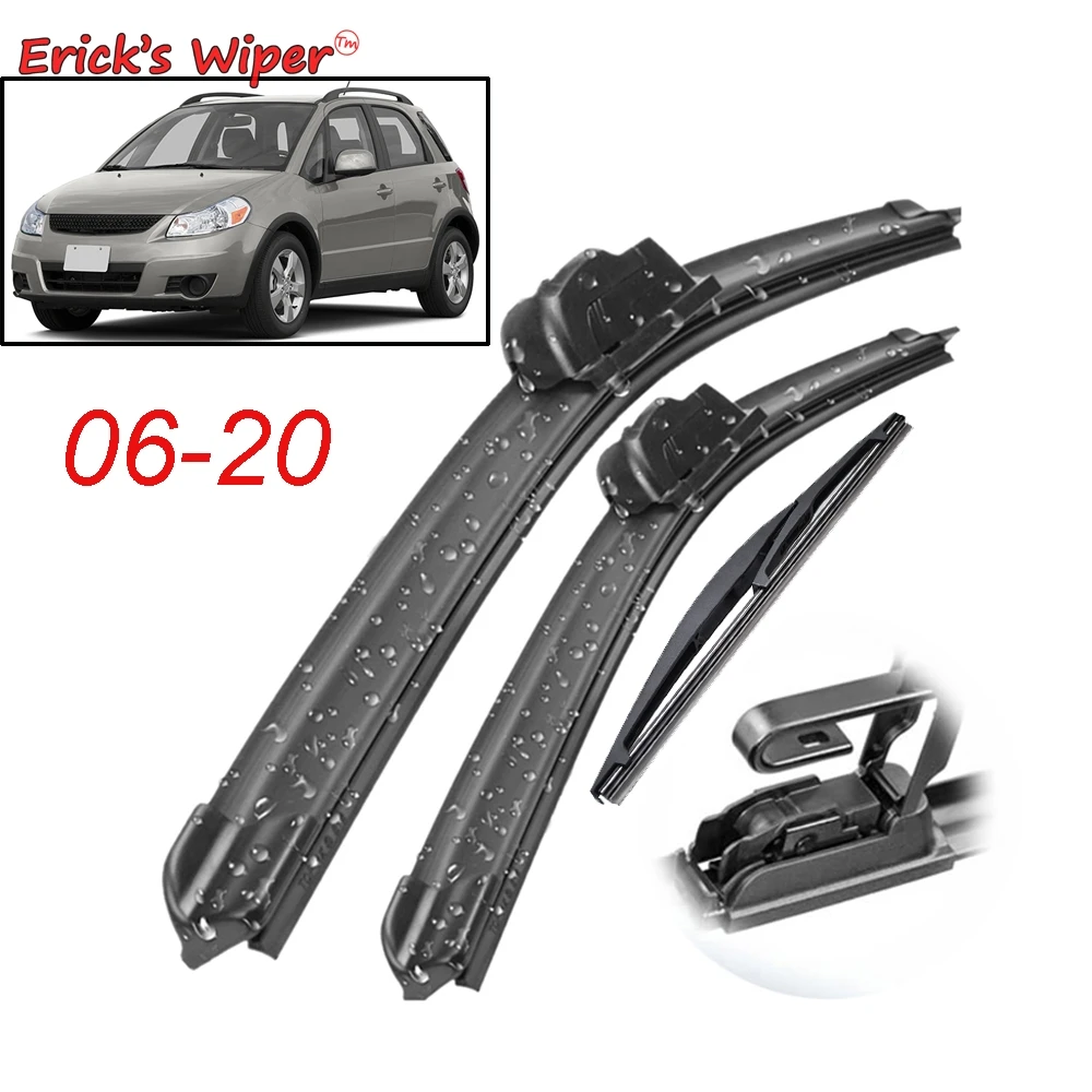 Erick's Wiper Front & Rear Wiper Blades Set Kit For Suzuki SX4 S-Cross 2013 - 2020 Windshield Windscreen Window 26"+14"+10"
Erick's Wiper Front & Rear Wiper Blades Set Kit For Suzuki SX4 S-Cross 2013 - 2020 Windshield Windscreen Window 26"+14"+10"
