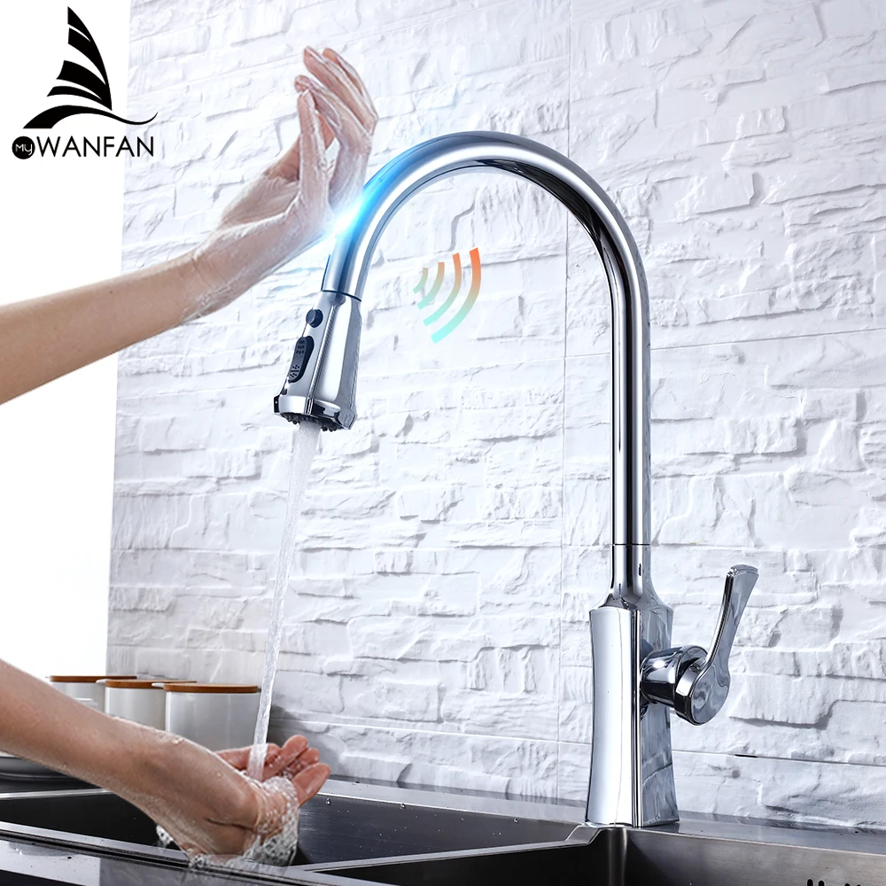 Touch On Kitchen Faucets with Pull Out Sprayer, Single Handle Kitchen Sink Faucet with Pull Out Sprayer, Stainless Steel KH1028
Touch On Kitchen Faucets with Pull Out Sprayer, Single Handle Kitchen Sink Faucet with Pull Out Sprayer, Stainless Steel KH1028