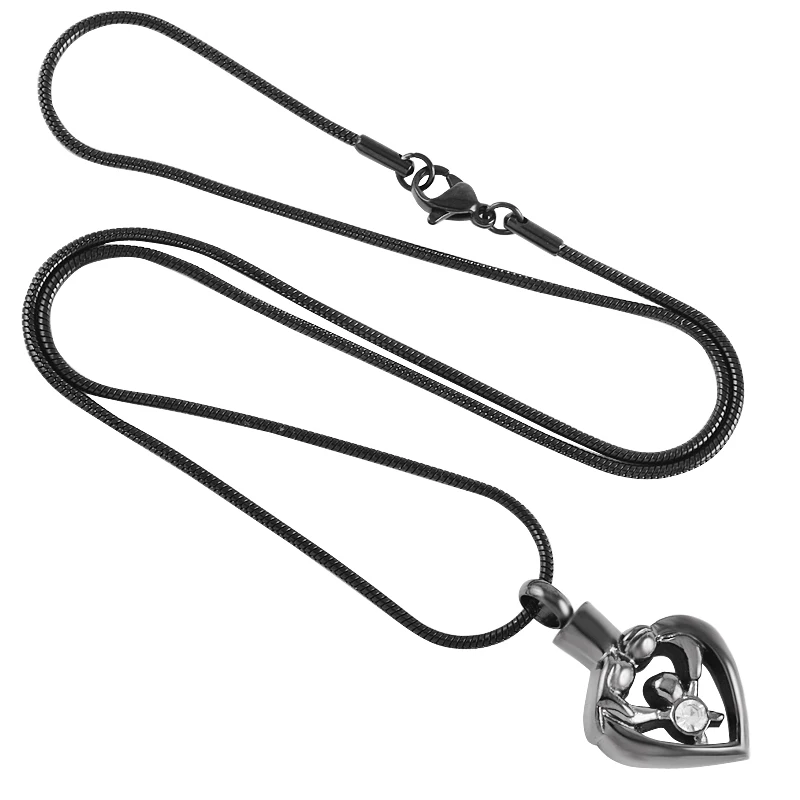 IJD9211 Family theme crystal inlay memorial urn necklace cremation urn ashes container heart jewelry keepsake for human
IJD9211 Family theme crystal inlay memorial urn necklace cremation urn ashes container heart jewelry keepsake for human