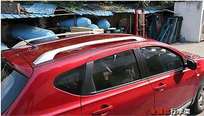 Боковые рейки на крышу для грузового багажа Nissan Qashqai Dualis 2008 2013|side bar|roof rail rackroof rack