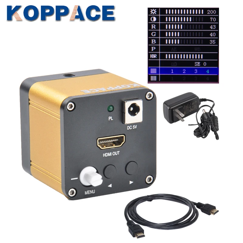 KOPPACE 2 Million Pixel HD 1080P Digital Industry Video Microscope Camera HDMI Output 60FPS Digital Microscope Camera
KOPPACE 2 Million Pixel HD 1080P Digital Industry Video Microscope Camera HDMI Output 60FPS Digital Microscope Camera