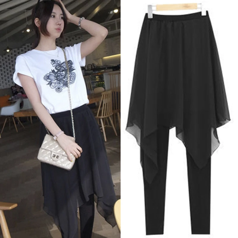 Chiffon Skirt With Pants Black Flexible Cotton Long Pants Women's Leggings For Ballet Dancing Yoga Practice
Chiffon Skirt With Pants Black Flexible Cotton Long Pants Women's Leggings For Ballet Dancing Yoga Practice