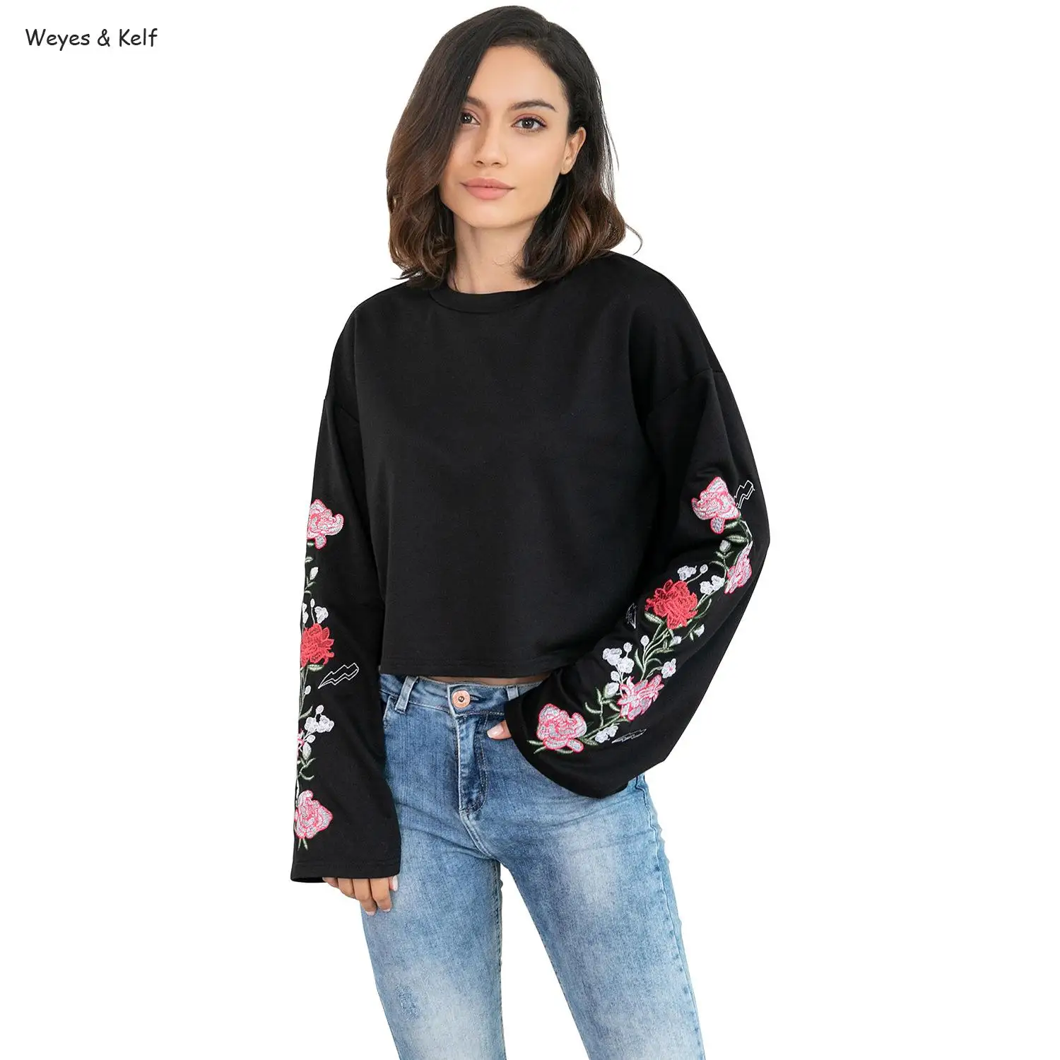 Weyes & Kelf Casual Woman Sweatshirt Long Sleeve Women's Embroidered Flower Sudadera Mujer Tracksuit
Weyes & Kelf Casual Woman Sweatshirt Long Sleeve Women's Embroidered Flower Sudadera Mujer Tracksuit