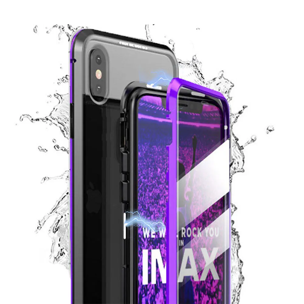 Luphie Magnetic Case for iPhone XS Max Case XR 8 7 Plus 360 Degree Full Cover Front Back Glass Case for iPhone 7 8 X Magnet Case
Luphie Magnetic Case for iPhone XS Max Case XR 8 7 Plus 360 Degree Full Cover Front Back Glass Case for iPhone 7 8 X Magnet Case
