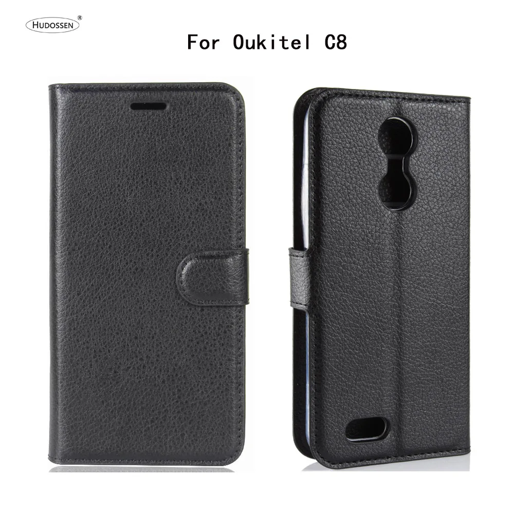Hudossen для Oukitel C8 Case Роскошный телефон Защитный чехол Coque C 8 книга откидная крышка