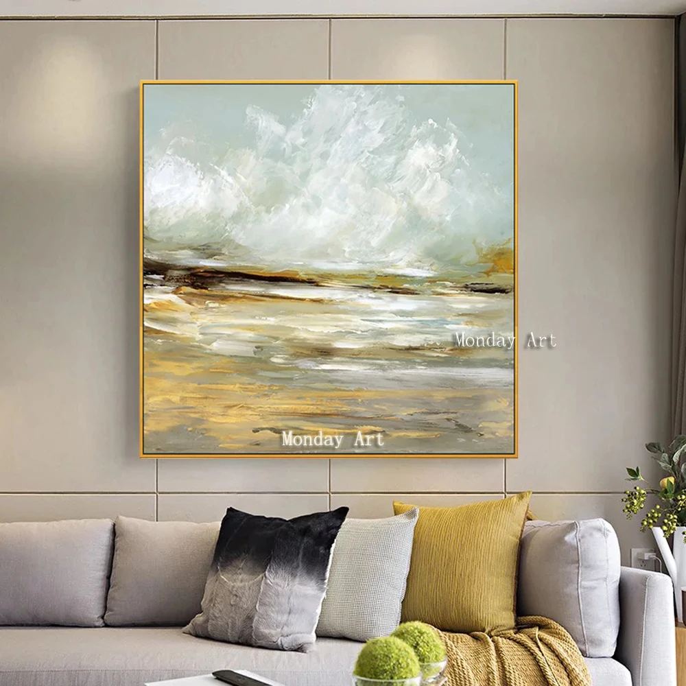 New handpainted Oil Painting on Canvas sea oil Painting handmade simple abstract artwork Wall Art Picture for Living Room Decor
New handpainted Oil Painting on Canvas sea oil Painting handmade simple abstract artwork Wall Art Picture for Living Room Decor