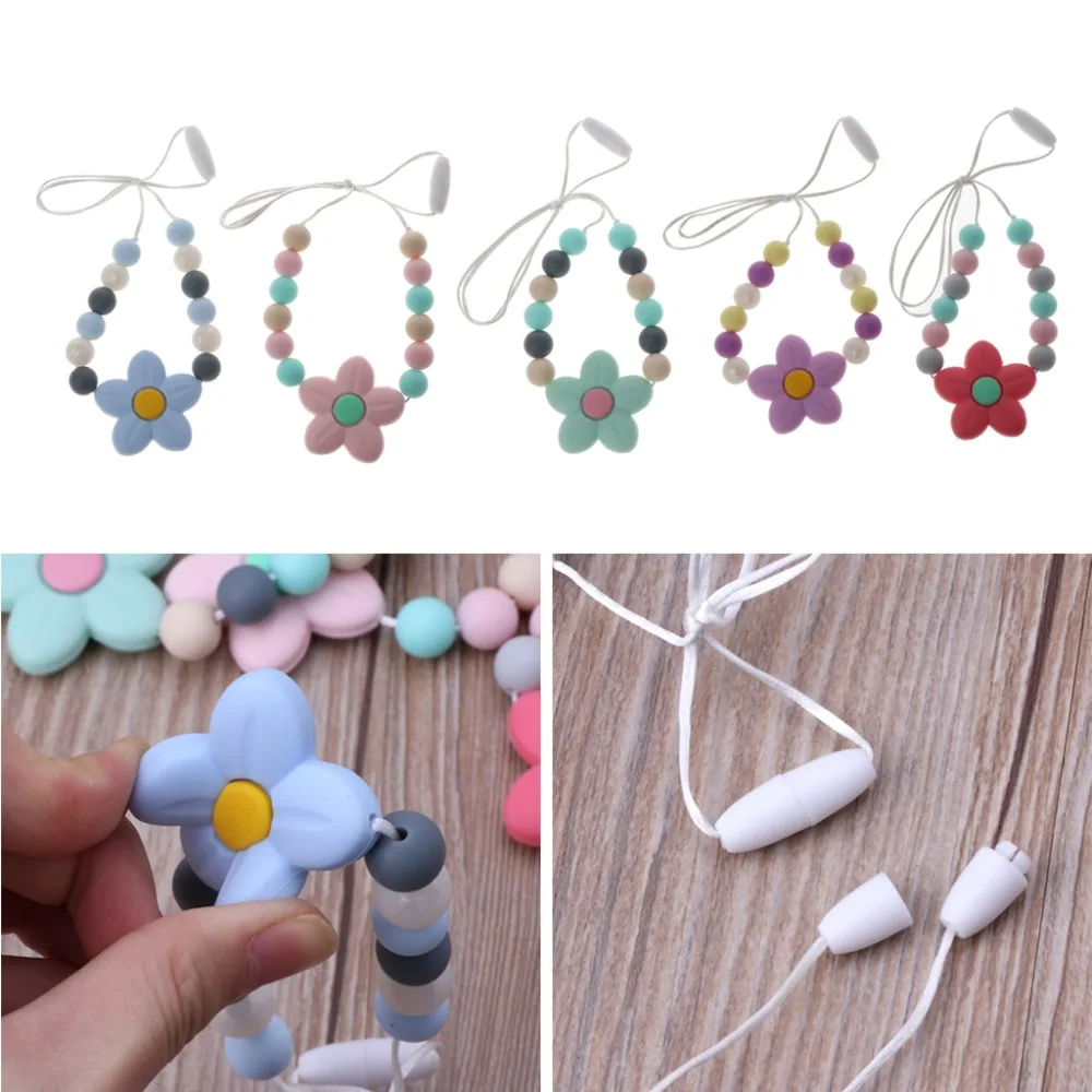 1pc Baby Teething Necklace for Mom to Wear Food Grade Silicone Beads Long Chain Silicone BPA Free Baby Teether
1pc Baby Teething Necklace for Mom to Wear Food Grade Silicone Beads Long Chain Silicone BPA Free Baby Teether
