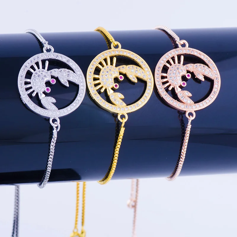 New Fashion Jewelry Cute Zircon Crab Charms Bracelets & Bangles Wholesale Copper Micro Pave Square Chain Friendship Bracelets
New Fashion Jewelry Cute Zircon Crab Charms Bracelets & Bangles Wholesale Copper Micro Pave Square Chain Friendship Bracelets