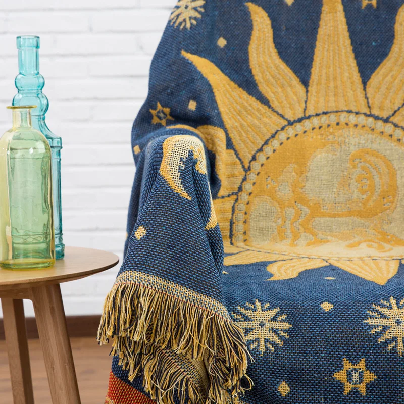 SJ Retro Sun Moon Aztec Navajo Bohemian CottonSofaBlanket for Adults Wall Hanging Decor Super Warm Soft
SJ Retro Sun Moon Aztec Navajo Bohemian CottonSofaBlanket for Adults Wall Hanging Decor Super Warm Soft