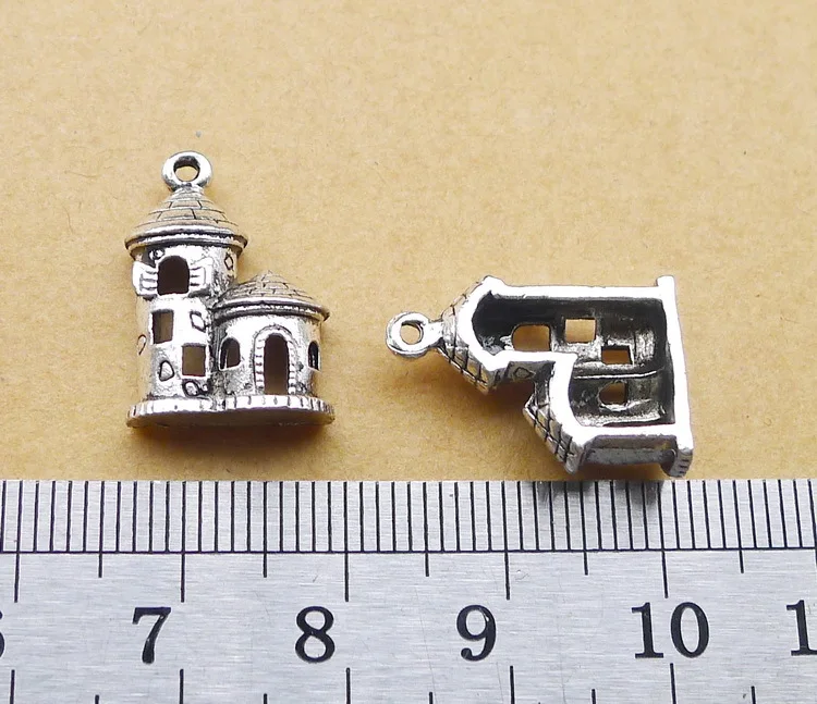 25pcs Charm castle pendants 13*18mm Antique silver Handmade Jewelry Making DIY Supplies European Alloy accessories Hot
25pcs Charm castle pendants 13*18mm Antique silver Handmade Jewelry Making DIY Supplies European Alloy accessories Hot