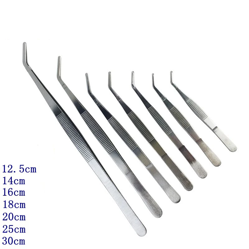 1Pc Multiple types Professional Chef Plating Tweezer Presentation Serving Stainless Steel Tongs Offset Kitchen Seafood Tool
1Pc Multiple types Professional Chef Plating Tweezer Presentation Serving Stainless Steel Tongs Offset Kitchen Seafood Tool