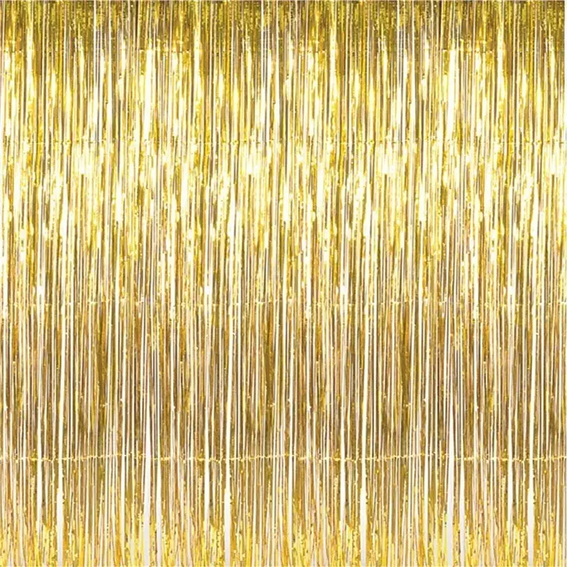 1 set of rain silk (3pcs) 3.2ft x 9.8ft Foil Foil Striped Curtains Party Photos Background Wedding & Engagement Valentine's Day
1 set of rain silk (3pcs) 3.2ft x 9.8ft Foil Foil Striped Curtains Party Photos Background Wedding & Engagement Valentine's Day