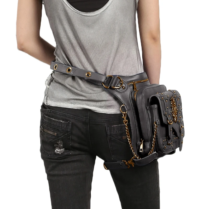 Norbinus Leather Women Rivets Waist Bag Drop Leg Thigh Bag Belt Hip Bum Pouch Men Motorcycle Rider Pack Crossbody Shoulder Bags
Norbinus Leather Women Rivets Waist Bag Drop Leg Thigh Bag Belt Hip Bum Pouch Men Motorcycle Rider Pack Crossbody Shoulder Bags