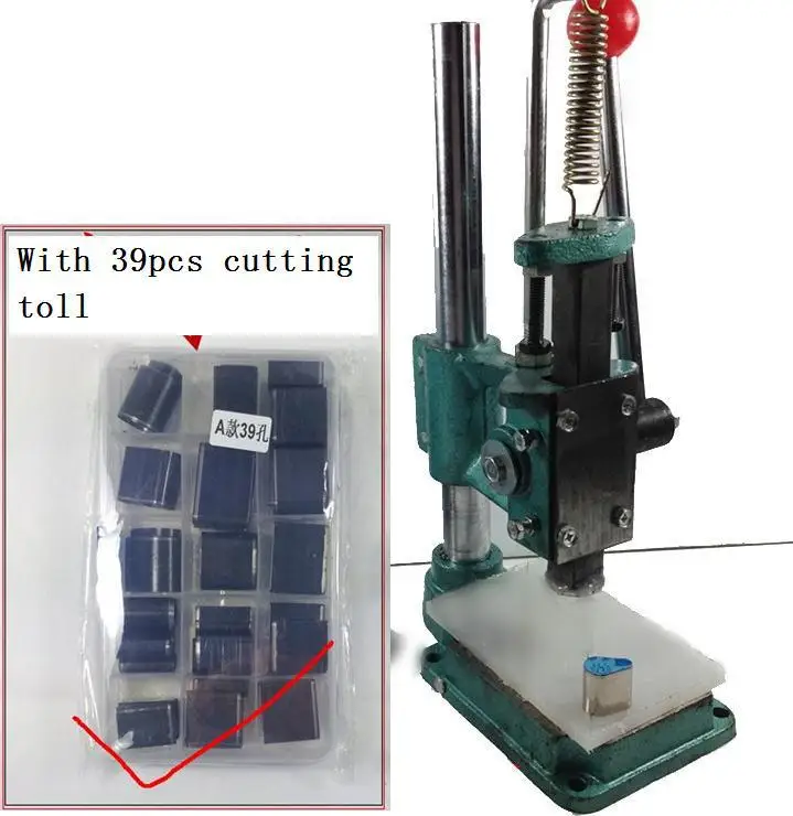 Leather Hole Punch Cutter Cutting Machine With 39pcs cutting tool DIY Shaped Leathercraft For Wallet Shose Bag free shipping
Leather Hole Punch Cutter Cutting Machine With 39pcs cutting tool DIY Shaped Leathercraft For Wallet Shose Bag free shipping