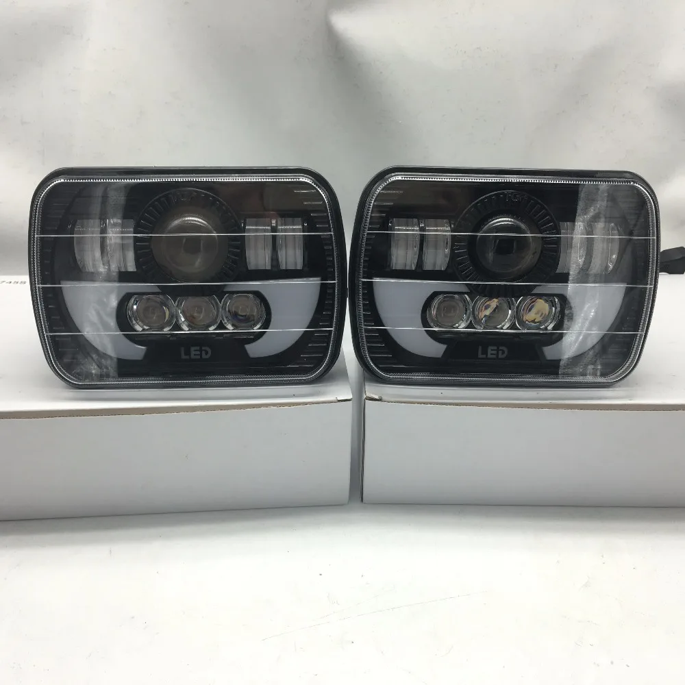 5x7 "Авто дневные ходовые огни Светодиодные фары дюймов для грузовика Led 6x7"