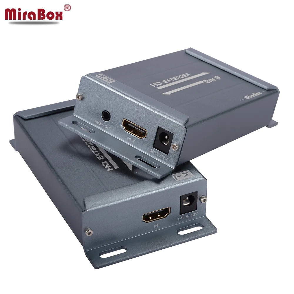 Удлинитель и приемник MiraBox TCP IP HDMI Ethernet 120 м от Cat5 к UTP STP Rj45 сети передатчик через