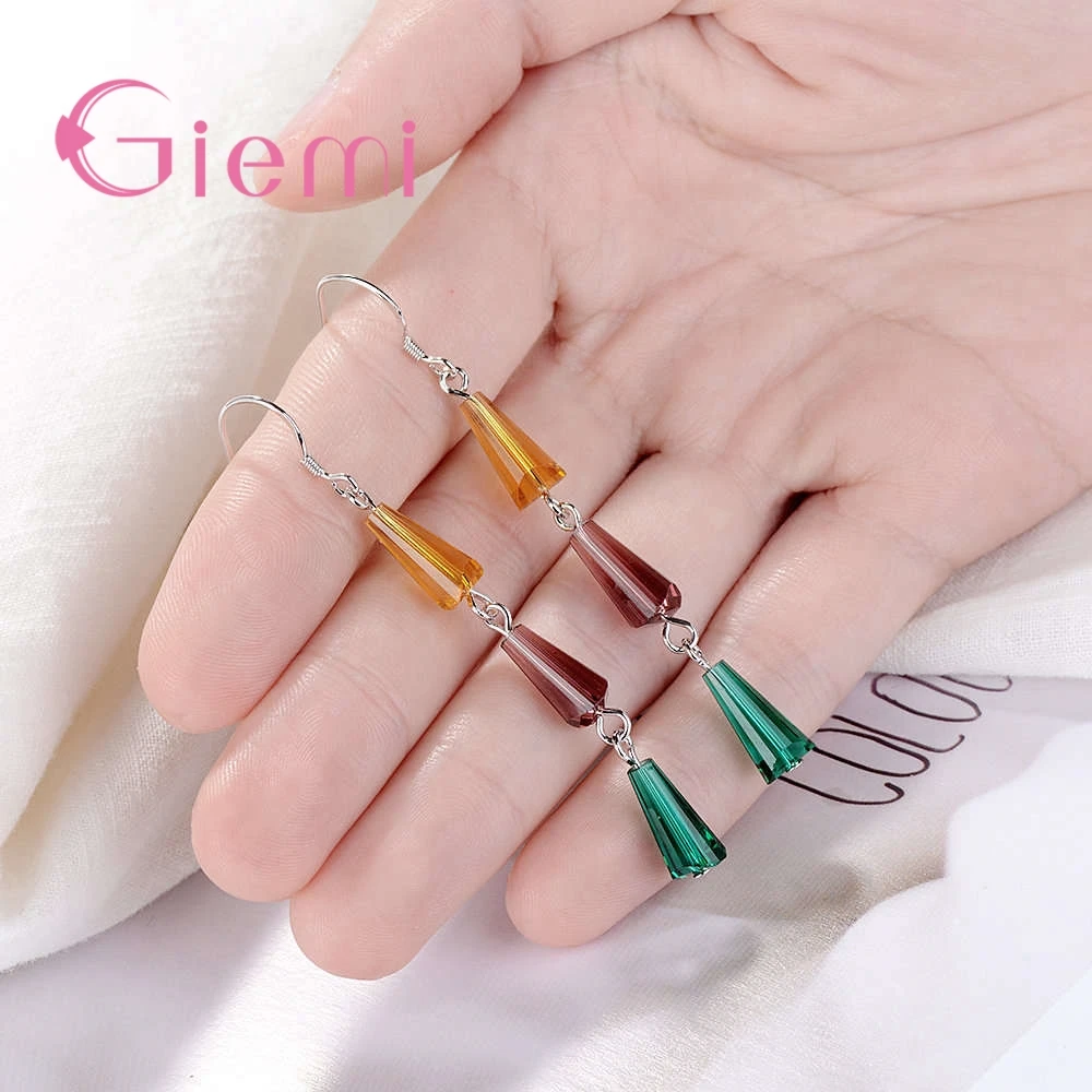3 Colors Cubic Zirconia Stone Fashionable Style Good Selling 925 Sterling Silver Earrings Drop For Women Ladies Jewelry
3 Colors Cubic Zirconia Stone Fashionable Style Good Selling 925 Sterling Silver Earrings Drop For Women Ladies Jewelry