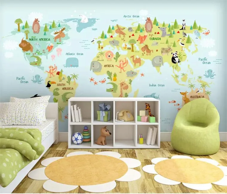 Custom wallpaper children's room world map background mural home decoration 3d living room bedroom mural 3d wallpaper
Custom wallpaper children's room world map background mural home decoration 3d living room bedroom mural 3d wallpaper