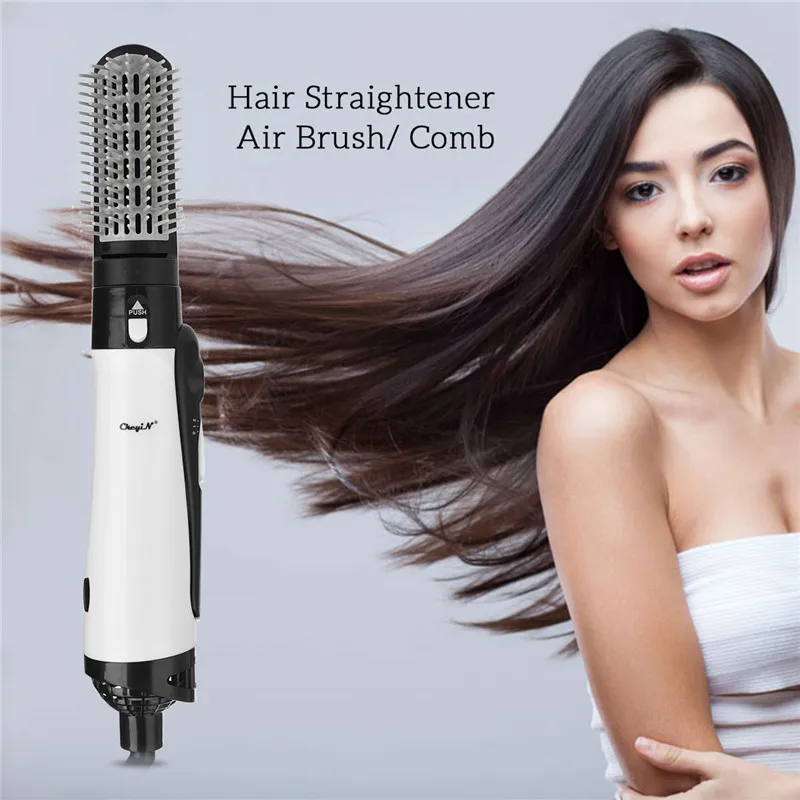 Hot Air Brush Enhanced Hair Straightener Brush 2-in-1 Straightening Brush Feature Hair Care Straight Heated Comb 30
Hot Air Brush Enhanced Hair Straightener Brush 2-in-1 Straightening Brush Feature Hair Care Straight Heated Comb 30
