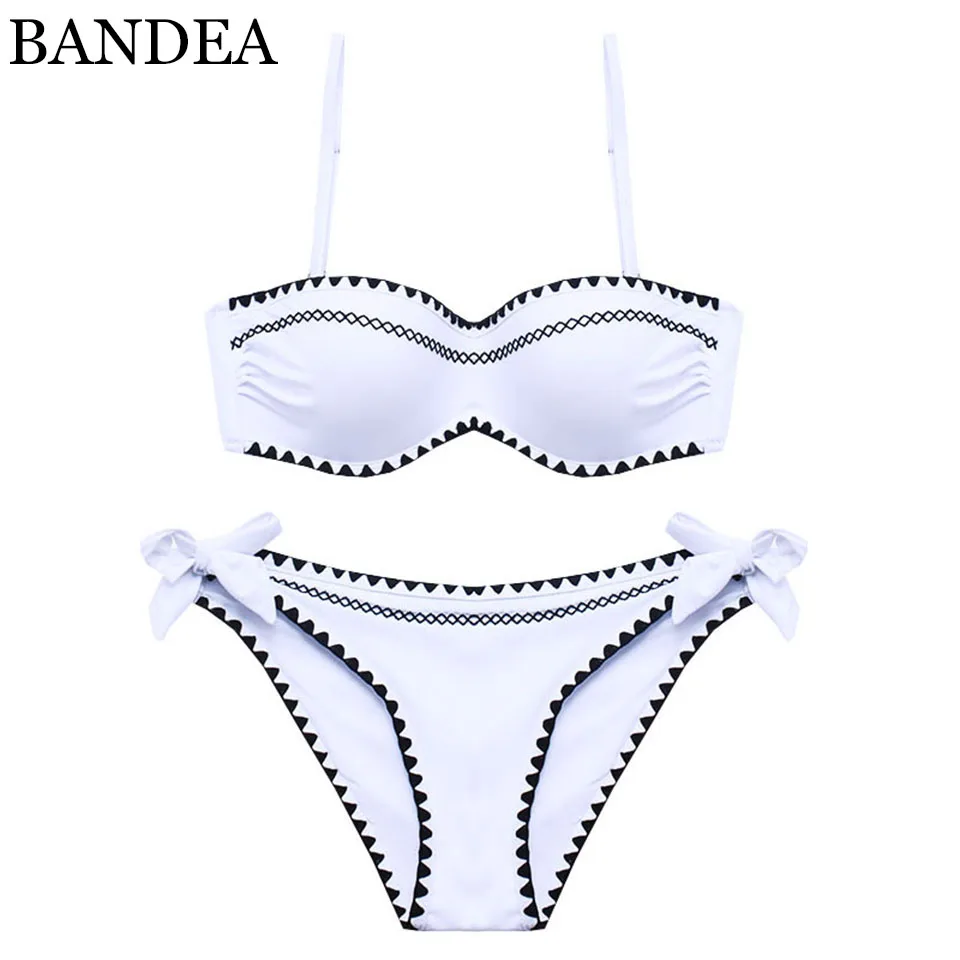 

BANDEA brand bikinis 2019 women swimwear bikini set sexy push up summer swimsuit brazilian crochet maillot de bain femme