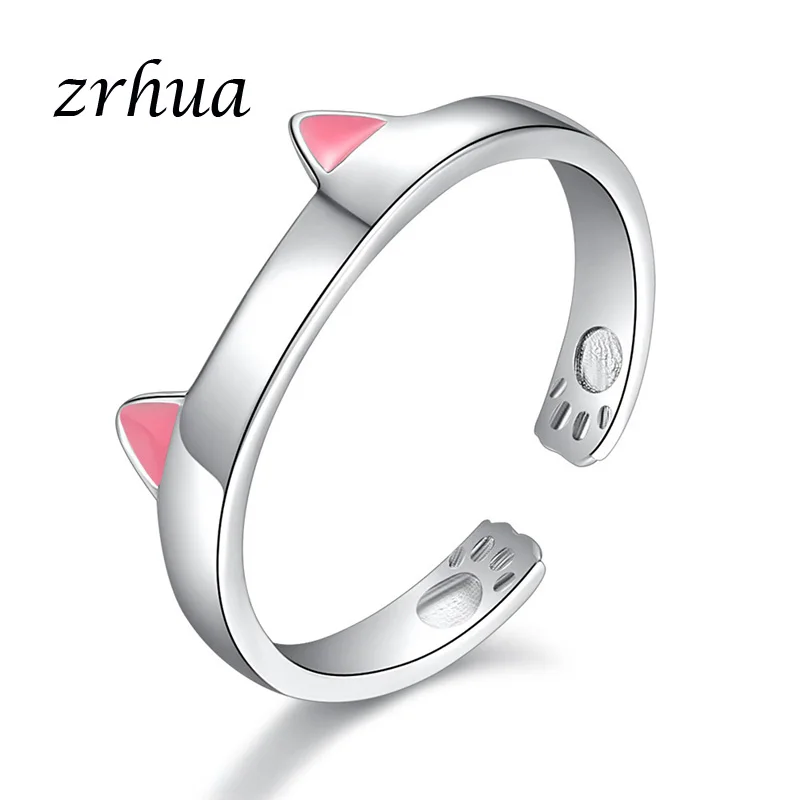 ZRHUA Top Quality 925 Sterling Silver Rings for Women Wedding Engagement Acessories Simple Cut Cat Anel Jewelry Big Promotion
ZRHUA Top Quality 925 Sterling Silver Rings for Women Wedding Engagement Acessories Simple Cut Cat Anel Jewelry Big Promotion