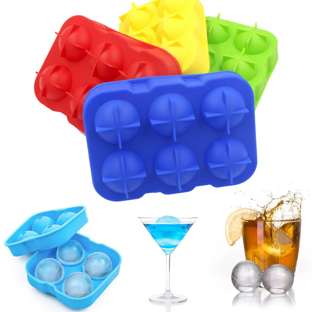 DIY Silicone Ice Cube Maker Sphere Round Ice Ball Mold Flexible Freeze Whiskey Ice Moldes De Silicona Tray Party Bar Dia 4.3CM
DIY Silicone Ice Cube Maker Sphere Round Ice Ball Mold Flexible Freeze Whiskey Ice Moldes De Silicona Tray Party Bar Dia 4.3CM