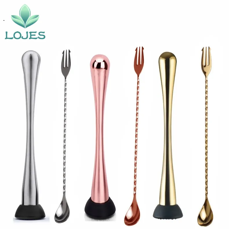 Bar Cocktail Bar Barware Mojito Muddler + Spoon Set DIY Drink Fruit Muddler Crushed Ice Cocktail Muddler Stainless Steel Spoon
Bar Cocktail Bar Barware Mojito Muddler + Spoon Set DIY Drink Fruit Muddler Crushed Ice Cocktail Muddler Stainless Steel Spoon